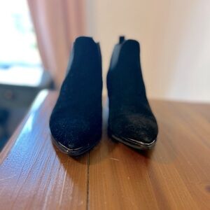 Marc Fisher Black Suede Yale Bootie- Size 9